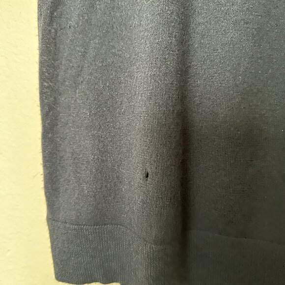 Theory Cerena 100% Cashmere Navy Sweater Vest - Picture 10 of 11